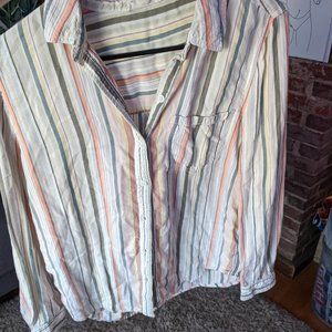 Pastel Stripe Button-down